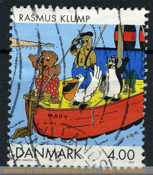Denmark Rasmus Klump stamp