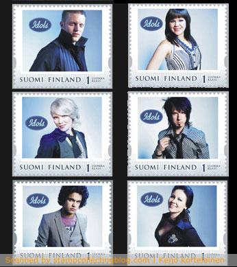 Idols postage stamps Idols postage stamps