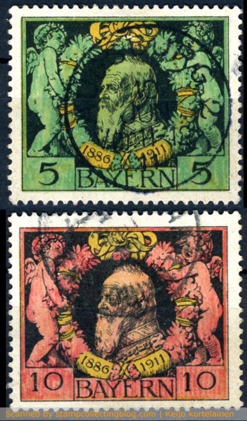 1911 Bavaria - 25th anniversary of regime of Luitpold, prince regent of Bavaria. 