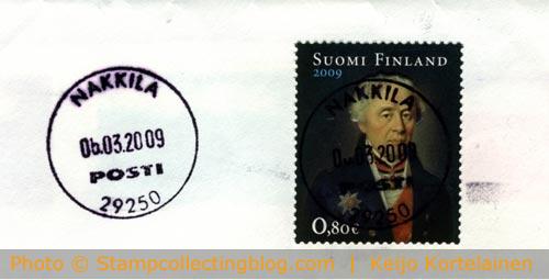 Finnish autonomy 200 years - Carl Erik Mannerheim postage stamp