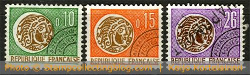 Modern precancelled stamps from France Modern precancelled stamps from France