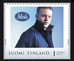 American and Finnish Idols on postage stamps