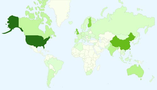 Readers around the world