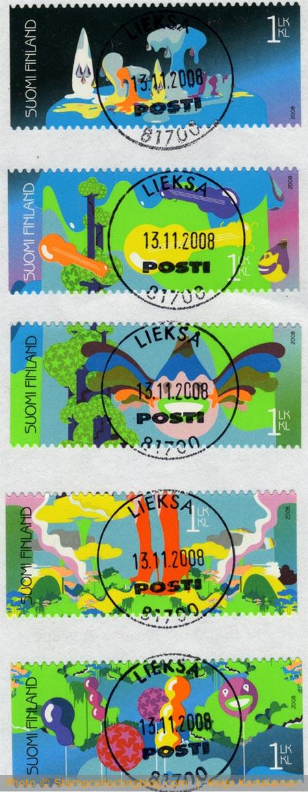 Finland 2008 celebration postage stamps Finland 2008 celebration postage stamps