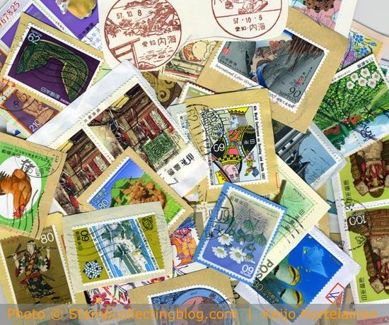 Some of the better stamps from the Japanese kiloware I bought Some of the better stamps from the Japanese kiloware I bought