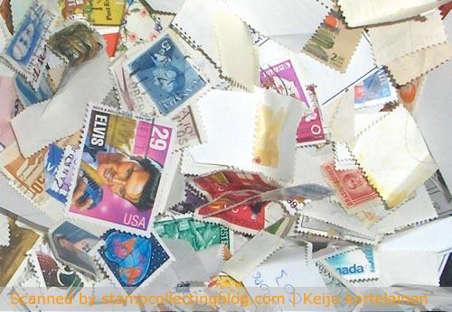 Damaged stamps such as these belong to junk bin Damaged stamps such as these belong to junk bin