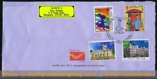 2009 India Lifeline Express commemorative cover (back)