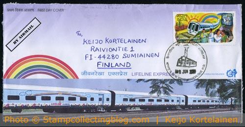 2009 India Lifeline Express commemorative cover