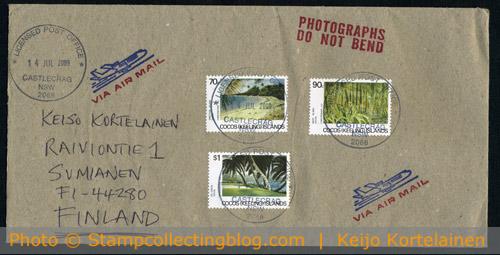 Cover with Cocos (Keeling) Island stamps Cover with Cocos (Keeling) Island stamps