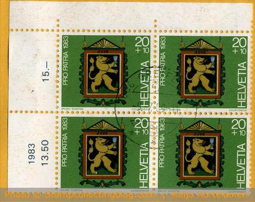 Switzerland 1983 Pro Patria Stamps Switzerland 1983 Pro Patria Stamps