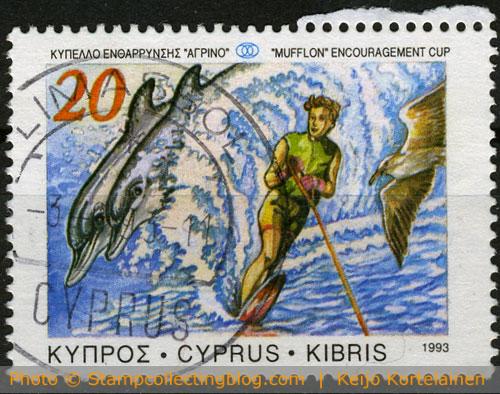 1993 Cyprus - Mufflon Encouragement Cup error. Michel #807 I, cat. value 35€ 1993 Cyprus - Mufflon Encouragement Cup error. Michel #807 I, cat. value 35€