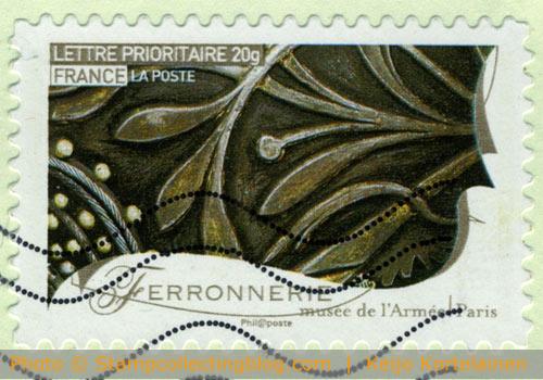 France 2009 ironwork postage stamp France 2009 ironwork postage stamp