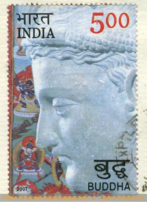 2007 India - Statue of young Buddha. Michel #2203, cat. value 0.20. 