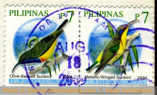2009 Philippines - Bird definitive stamps 2009 Philippines - Bird definitive stamps