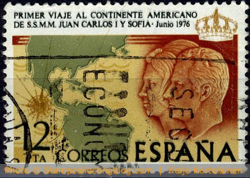 Spain 1976. Royal visit to American continent. Michel # 2226