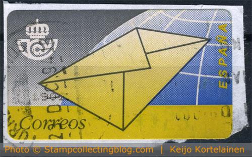 1994 Spain - Michel#ATM9. The face value print has faded almost unreadable. 