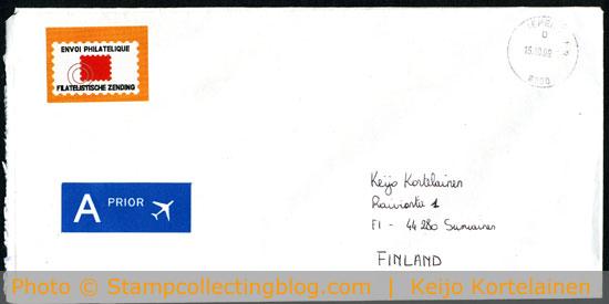 Belgium - philatelic sending cover Belgium - philatelic sending cover