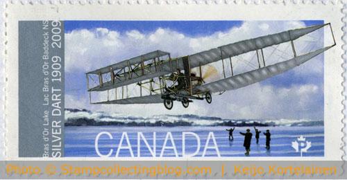 2009 Canada - Silver Dart commemorative stamp 2009 Canada - Silver Dart commemorative stamp