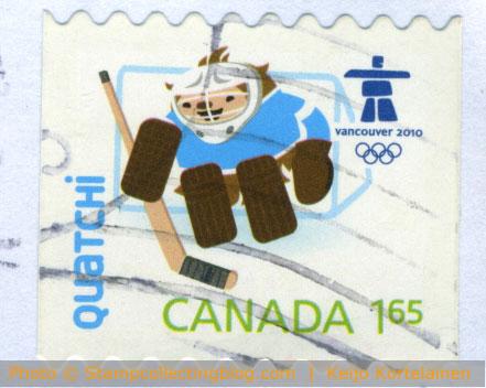 2009 Canada - One of the stamps to commemorate Vancover Olympic Games 2009 Canada - One of the stamps to commemorate Vancover Olympic Games