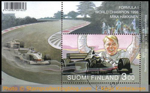 1999 Finland - F1 championship miniature sheet 1999 Finland - F1 championship miniature sheet