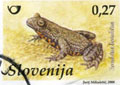 Cover and stamps from Slovenia