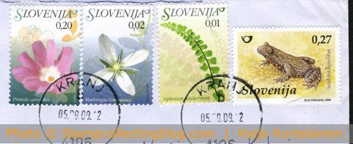 2009 - Stamps from Slovenia