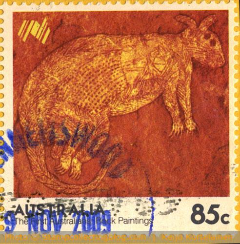 1984 Australia - Bicentenary of colonisation of Australia. Australian rockpaintings - Djorrkun 1984 Australia - Bicentenary of colonisation of Australia. Australian rockpaintings - Djorrkun