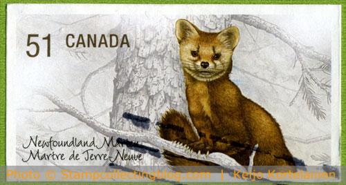 2006 Canada - Endangered species. Newfoundland marten. Michel #2361, cat. value 0.80€. 2006 Canada - Endangered species. Newfoundland marten. Michel #2361, cat. value 0.80€.