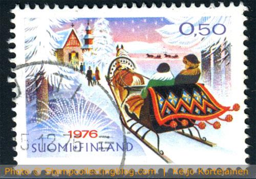 1976 Finland - Christmas postage stamp 1976 Finland - Christmas postage stamp
