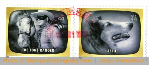 2009 USA - Stamps from TV memories set 2009 USA - Stamps from TV memories set