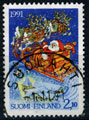 Finnish Christmas postage stamps: Clash of Santa cultures