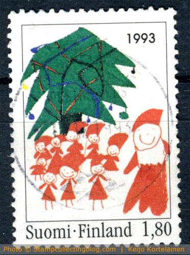 1993 Finland - Christmas postage stamp 1993 Finland - Christmas postage stamp