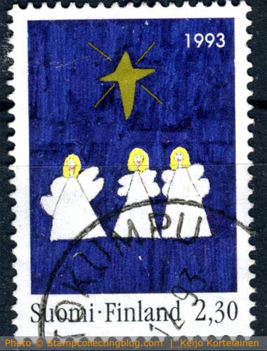1993 Finland - Christmas postage stamp 1993 Finland - Christmas postage stamp