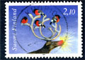 Finnish Christmas postage stamps: Rudolph the Red-Nosed Reindeer