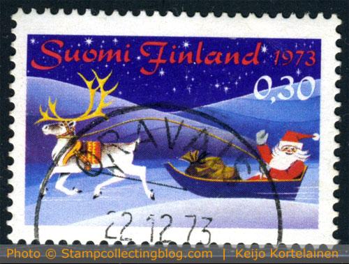1973 Finland  - Christmas postage stamp.