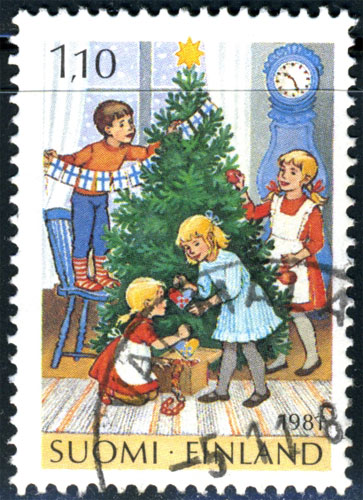 1981 Finland - Christmas postage stamp 1981 Finland - Christmas postage stamp