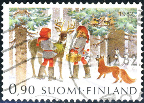 1982 Finland - Christmas postage stamp 1982 Finland - Christmas postage stamp