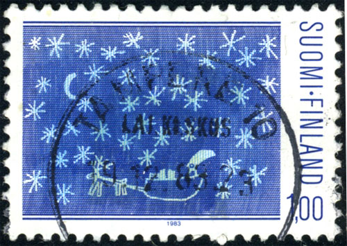 1983 Finland - Christmas postage stamp 1983 Finland - Christmas postage stamp