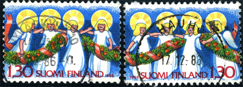 1986 Finland - Christmas postage stamps