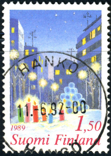 1989 Finland - Christmas postage stamp