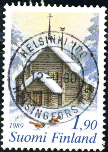 1989 Finland - Christmas postage stamp