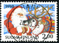 Finnish Christmas postage stamps: Santa Claus’ Main Post Office