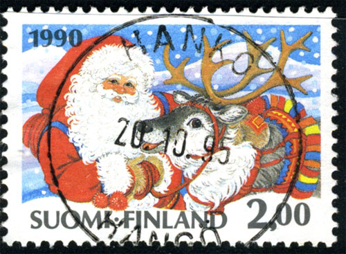 1990 Finland - Christmas postage stamp