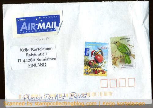 2009 - Another cover from Australia. This time with Christmas Island stamp. 2009 - Another cover from Australia. This time with Christmas Island stamp.