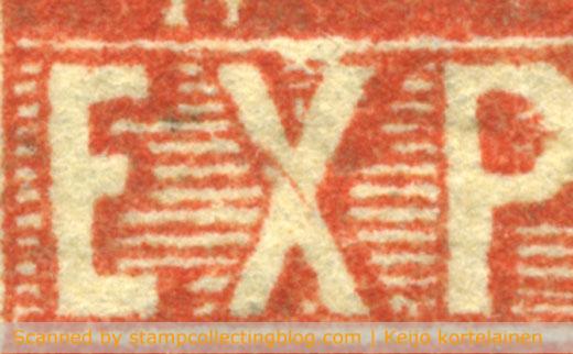 Notice the misformed line above letter X. Notice the misformed line above letter X.