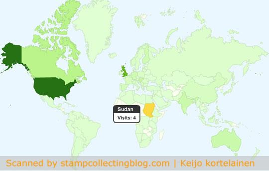 Stamp Collecting Blog readers come from all corners of the world. Stamp Collecting Blog readers come from all corners of the world.
