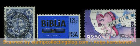 South African stamps. South African stamps.