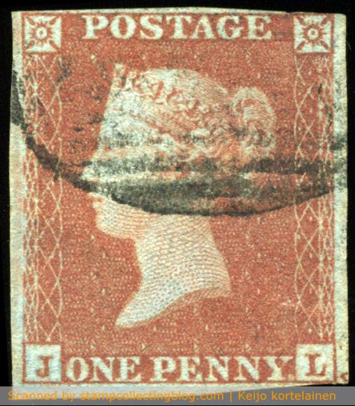 1841 UK. Penny Red.  .  One of my lifelong goals is to get Penny Red stamps with initials KK, MK, IK and VK to give away to my family. IMHO it's a good and fun way to do classic philately without breaking the bank. If I had the money, then I would definitely get my lady a Penny Blue - and possibly will some day :)