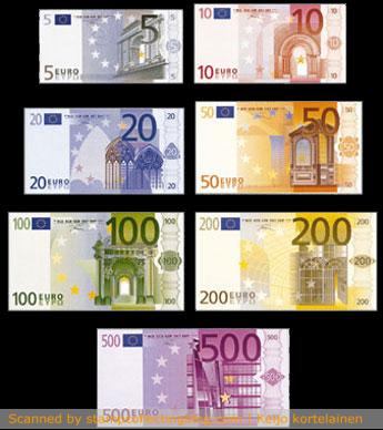 Euro bills