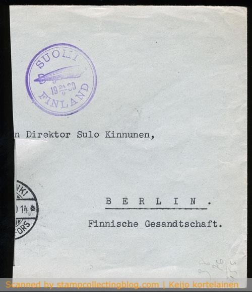 1930 Finland. A part of cover from the Zeppelin's visit to Finland. Junk or not? 1930 Finland. A part of cover from the Zeppelin's visit to Finland. Junk or not?